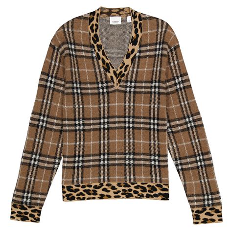 burberry leopard sweater|burberry clothing website.